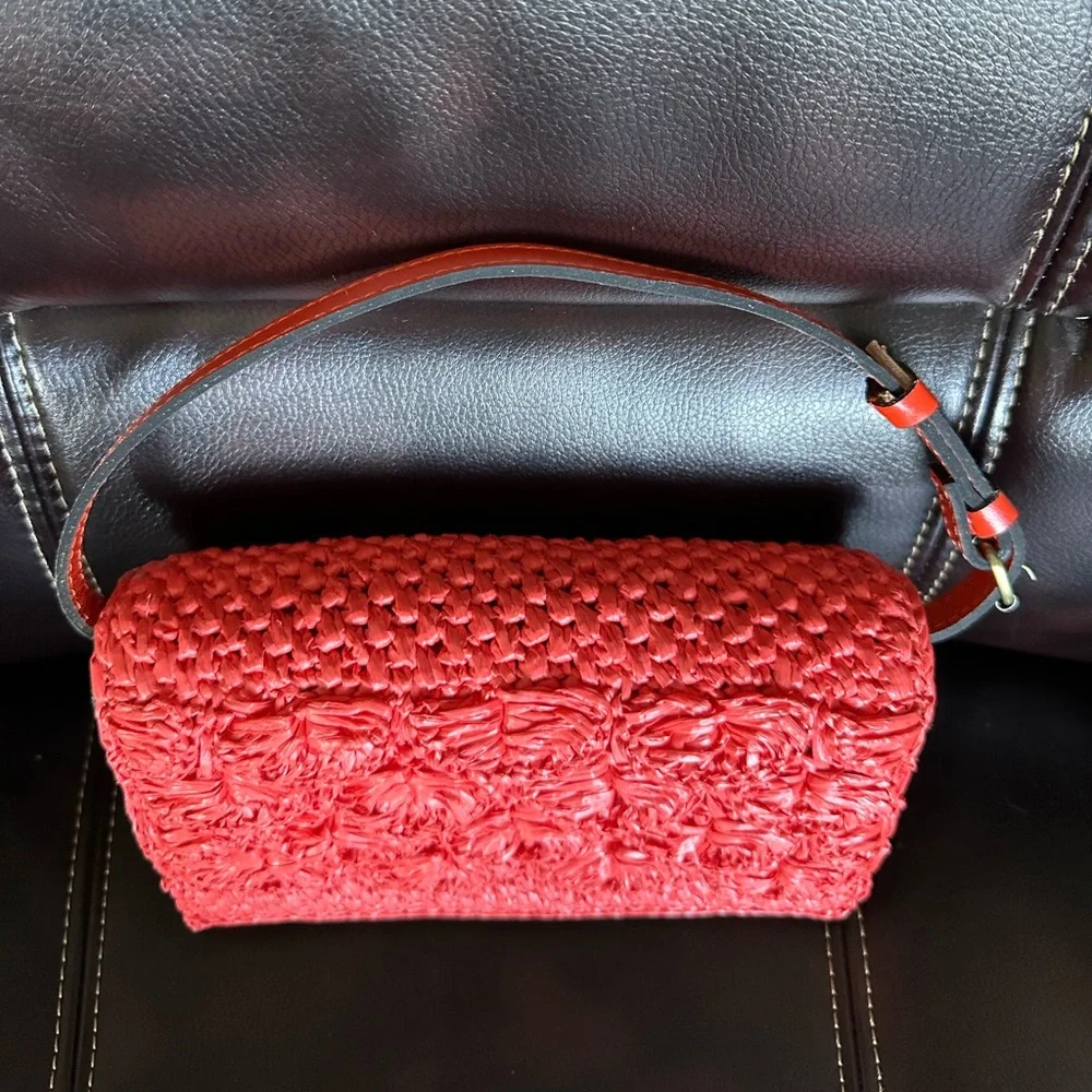 Patricia Nash leather Woven Handbag
